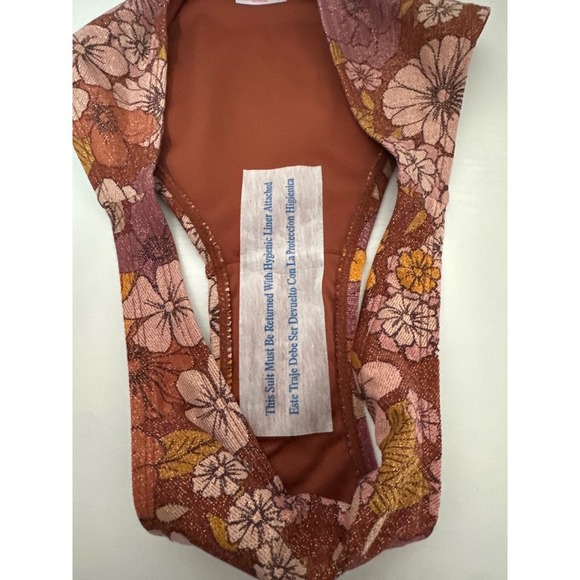 Xhilaration Floral Print Bikini Set Womens Size S Swimsuit Two Piece - Picture 2 of 13